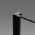 Шторка на ванну Radaway Essenza Black II PND 100x150, черный профиль