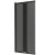 Шторка на ванну Vincea VSB-1E100CGB 100x145, черный профиль