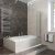 Шторка на ванну Veconi Palau PL-73R 120x150, хромированный профиль