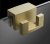 Шторка на ванну Radaway Modo Brushed Gold PNJ II 100x150, профиль золото