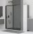Душевая дверь RGW Classic CL-14-B 100x185, профиль чёрный