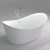 Акриловая ванна Black & White SB104 180x80, отдельностоящая, белая