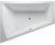 Асимметричная акриловая ванна Vayer Trinity 170x130 L