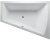 Асимметричная акриловая ванна Vayer Trinity 170x130 R