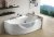 Акриловая ванна Gemy G9046 K R 160x95 с гидро и аэромассажем