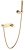 Смеситель для ванны с душем Boheme Stick 123-GG