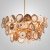Подвесная люстра Imperiumloft Agate Burst Chandelier Round 40.1265