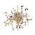 Подвесная люстра Imperiumloft Tezani Argent Gold 40.2059