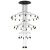 Подвесная люстра Imperiumloft Vibia Wireflow 40.1639-0