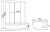 Схема душевой кабины Timo Comfort T-8820 R 120x85 с верхним душем