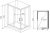 Схема душевой кабины Timo Ilma 102 L 120x80 без крыши