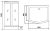Схема душевой кабины Timo Comfort T-8815C 120x90 с верхним душем