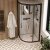 Душевая кабина Ceruttispa Viva 91B 90x90 с верхним душем