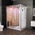Душевая кабина Ceruttispa Albano-L White 8350 180x110 с гидромассажем