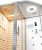 Душевая кабина Ceruttispa Lugano-L White 8345 180x110 с гидромассажем