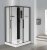 Душевая кабина Esbano ESM-108CKRL 100x80 с верхним душем