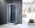 Душевая кабина Esbano Grey ESGT-80CR 80x80 с верхним душем