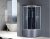 Душевая кабина Esbano Grey ESGT-90CRB 90x90 с верхним душем
