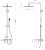 Схема душевой системы Boheme Qubic 478 с изливом