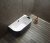 Ванна Abber Leipzig AM9916BW 170x80 из искусственного камня
