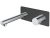 Смеситель для раковины Boheme Stick 125-BCR, черный матовый