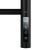 Полотенцесушитель электрический Wonzon&Woghand Bonn WW-AL409-MB 45x90, черный матовый