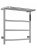 Полотенцесушитель электрический Wonzon&Woghand Bonn WW-AL402-BR 47x50, никель