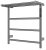 Полотенцесушитель электрический Wonzon&Woghand Bonn WW-AL402-GM 47x50, темный графит