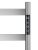 Полотенцесушитель электрический Wonzon&Woghand Essen WW-A406-BR 47x96, никель