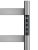Полотенцесушитель электрический Wonzon&Woghand Essen WW-A407-BR 47x96, никель