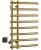 Полотенцесушитель электрический Boheme Uno 722-BR 50x80, бронза