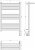 Схема полотенцесушетеля Сунержа Богема 3.0 с полкой 50x80