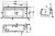 Схема ванны из искусственного камня UNI-FLOW Kube FS324-1700 Gloss White 170x78