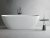 Ванна UNI-FLOW Oval FS307-1750 Matt White 170x76 из искусственного камня
