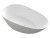 Ванна UNI-FLOW Ova FS302-1700 Gloss White 170x85 из искусственного камня