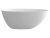Ванна UNI-FLOW Ova FS302-1700 Gloss White 170x85 из искусственного камня