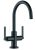Смеситель для раковины Kludi Nova Fonte Puristic 201183915 с донным клапаном, черный матовый