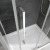 Душевой уголок Abber Schwarzer Diamant AG02080H 80x80, профиль хром