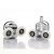 Душевой уголок Abber Schwarzer Diamant AG02090MH 90x90, профиль хром