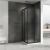 Душевой уголок Abber Schwarzer Diamant AG02090BMH 90x90, профиль черный