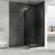 Душевой уголок Abber Schwarzer Diamant AG02090BDTH 90x90, профиль черный