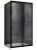 Душевой уголок Abber Schwarzer Diamant AG30100BH-S100B 100x100, профиль черный