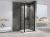 Душевой уголок Abber Sonnenstrand AG04080B-S80B 80x80, профиль черный