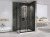 Душевой уголок Abber Sonnenstrand AG07100B-S100B 100x100, профиль черный