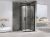 Душевой уголок Abber Schwarzer Diamant AG01090B 90x90, профиль черный