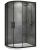 Душевой уголок Abber Schwarzer Diamant AG01129B 120x90, профиль черный