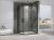 Душевой уголок Abber Schwarzer Diamant AG01129B 120x90, профиль черный