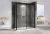 Душевой уголок Abber Komfort AG93170B-S92B 170x90, профиль черный