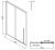 Схема душевой двери Timo TDSS-120/03C-8R 120x200, профиль черный