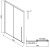 Схема душевой двери Timo TDSS-140/03C-8L 140x200, профиль черный